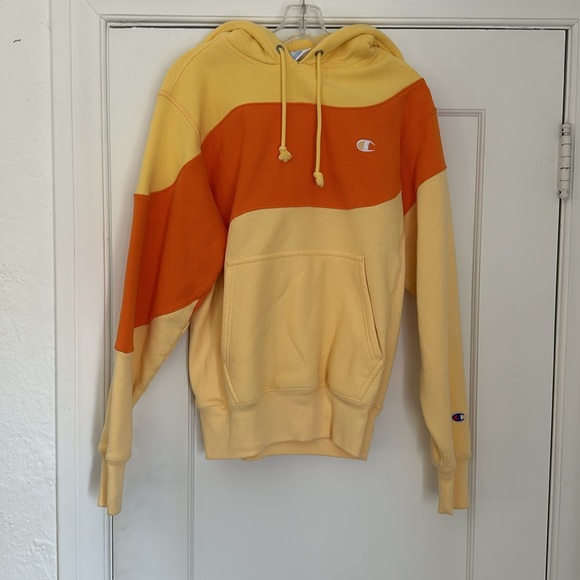 NWOT Champion | Urban Outfitters Exclusive Colorblock Hoodie Sweatshirt - Picture 7 of 9